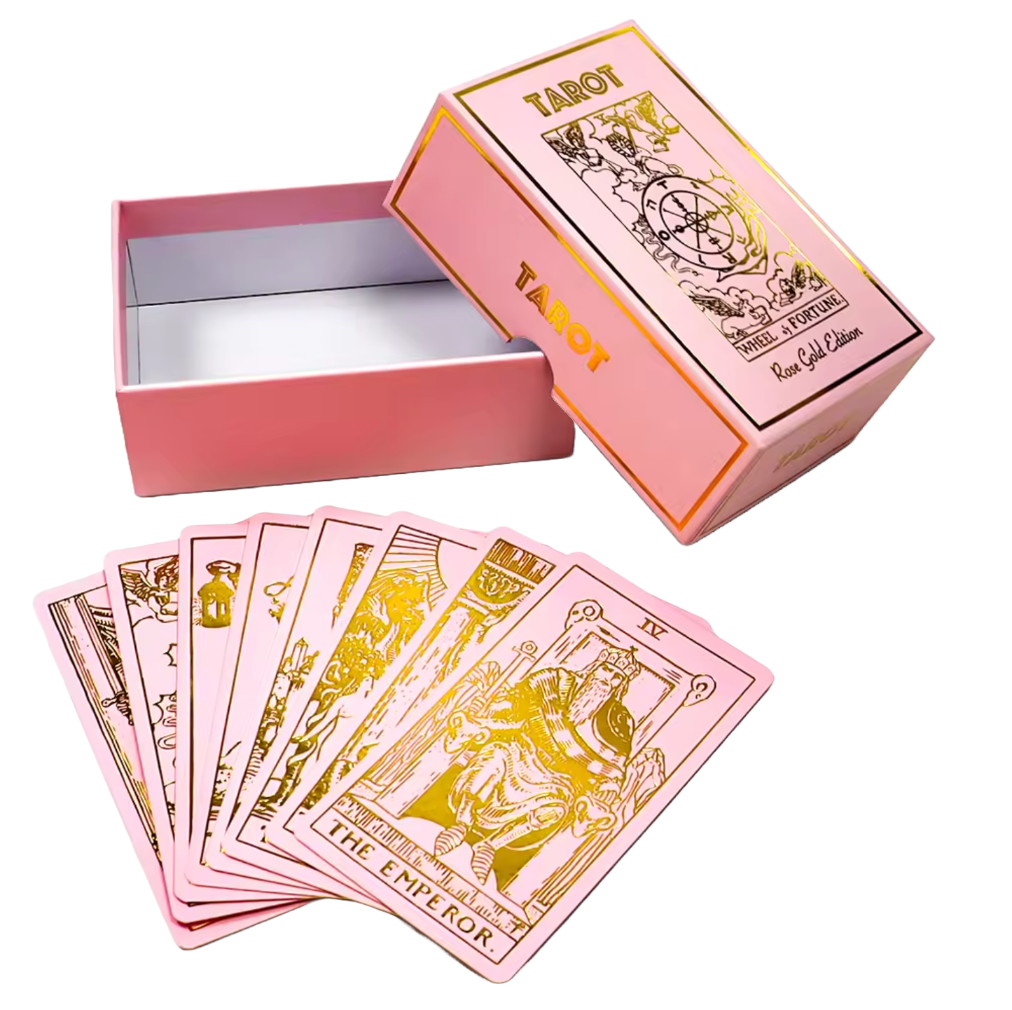 Foil Rose Gold Tarot & Guide