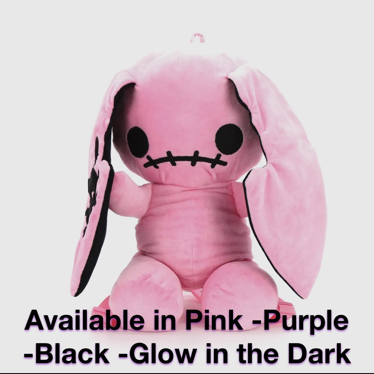 Naughty Bunny Plush Backpack