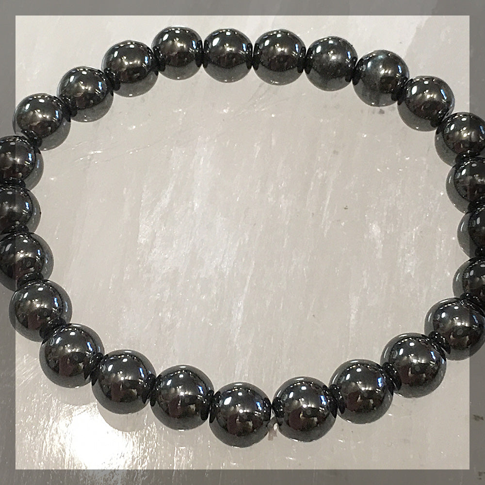 Bracelet, Hematite, JBE001