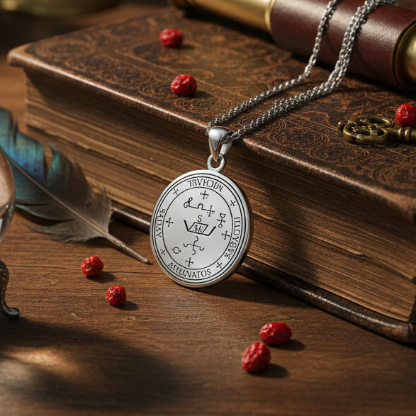 Sigil of the Archangel Michael Sterling Silver Small Pendant