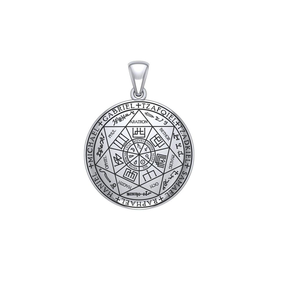 Experience Divine Guidance: The Seven Archangels Sterling Silver Pendant - Embrace Heavenly Protection and Spiritual Connection