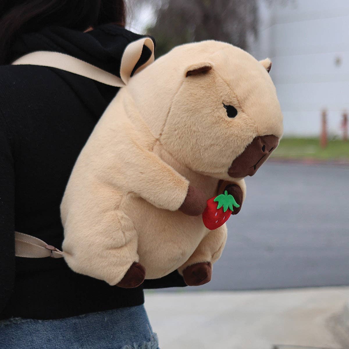 Capybara Plush Backpack