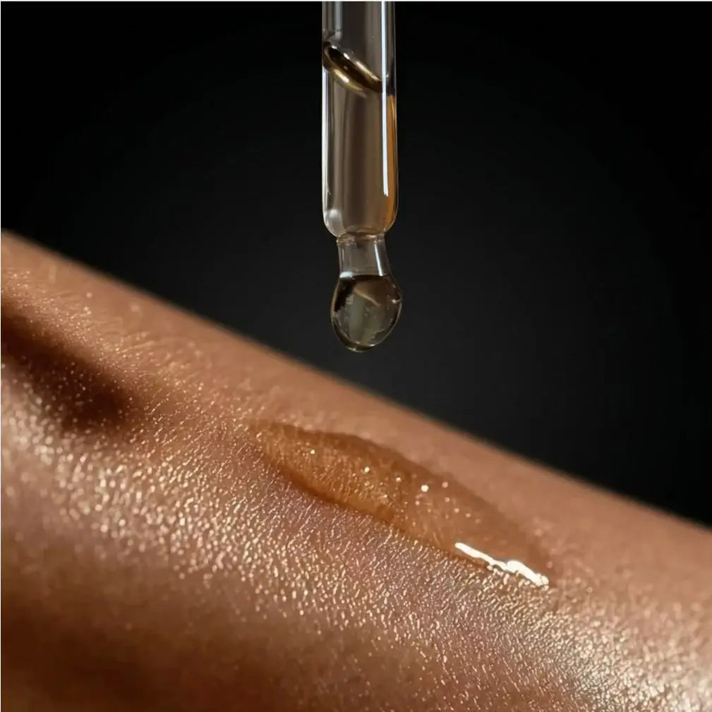 Dark Orchid Pheromone Body Oil β Seductive Orchid, Jasmine & Amber with Black Obsidian