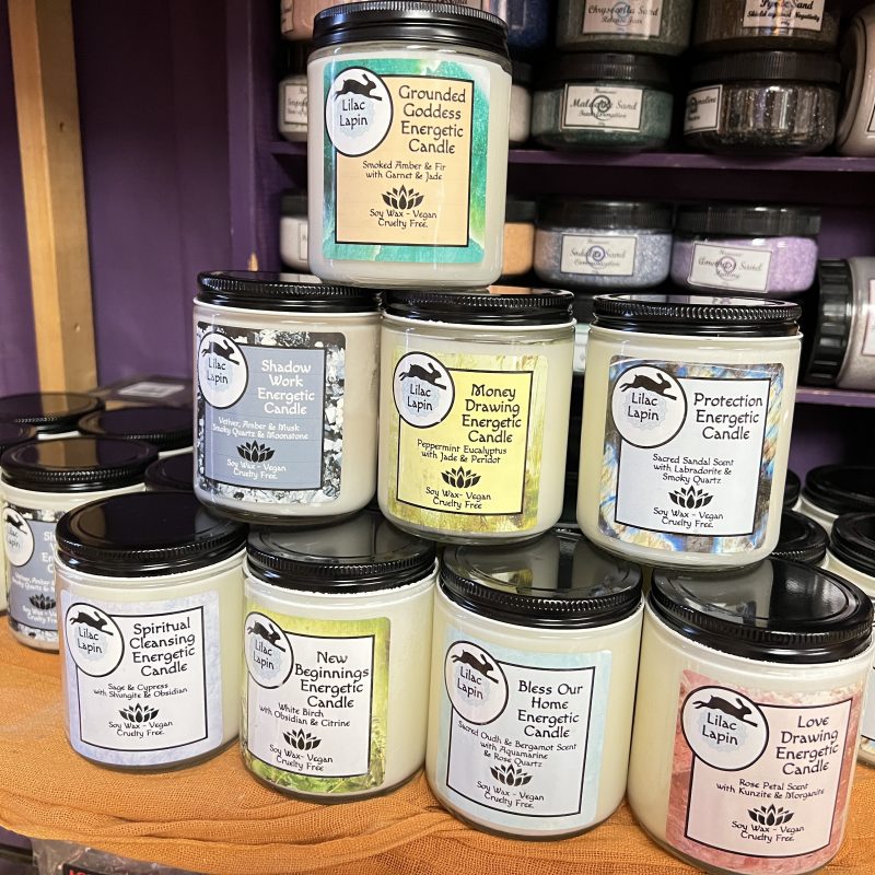 Lilac Lapin Energetic Candles