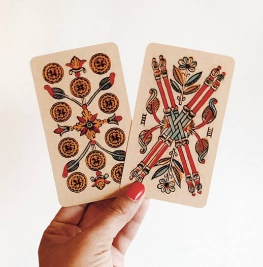 Gassman Tarot de Marseille & Guide | Linen Finish | c. 1840