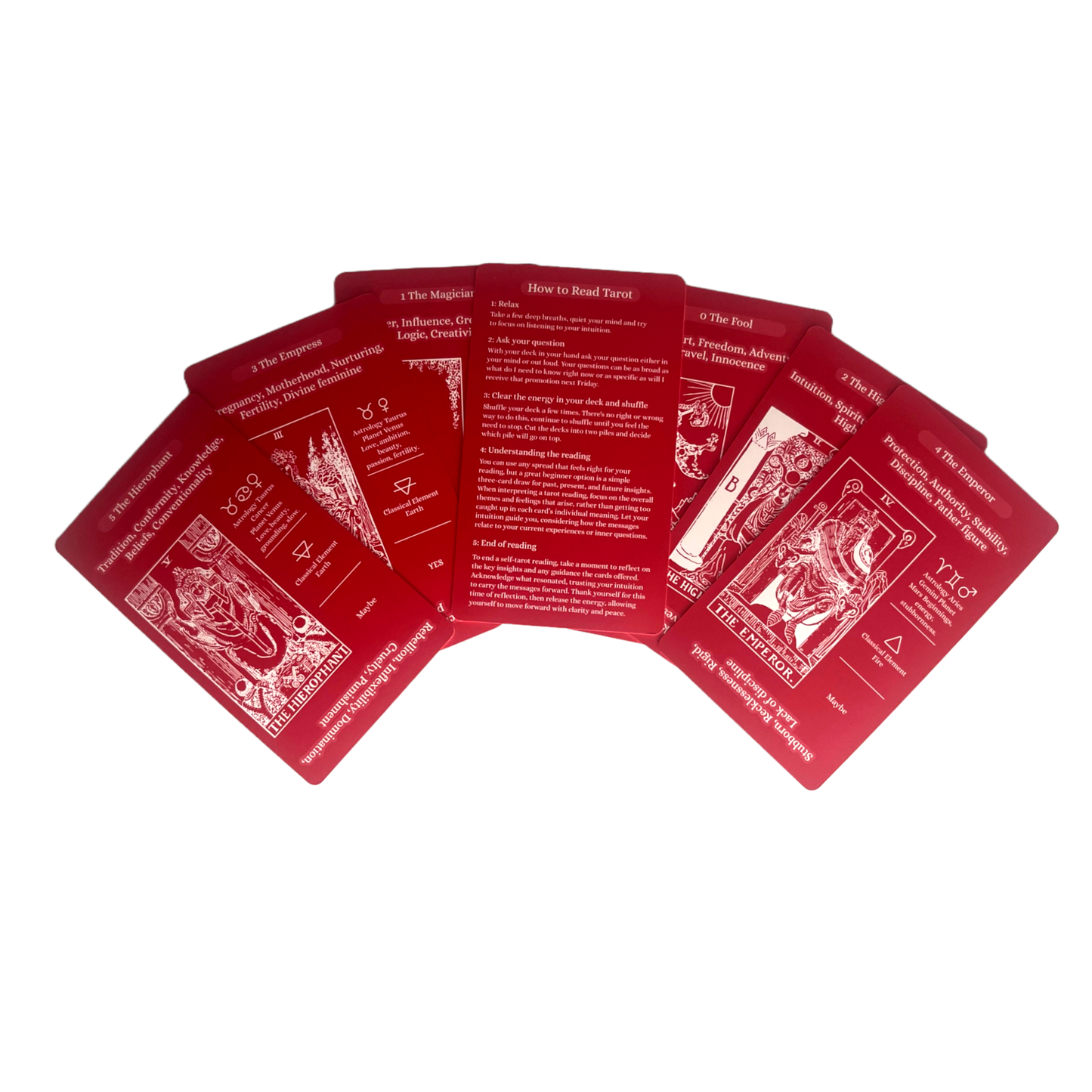 Keyword Tarot Classic Tarot Design with helpful keywords