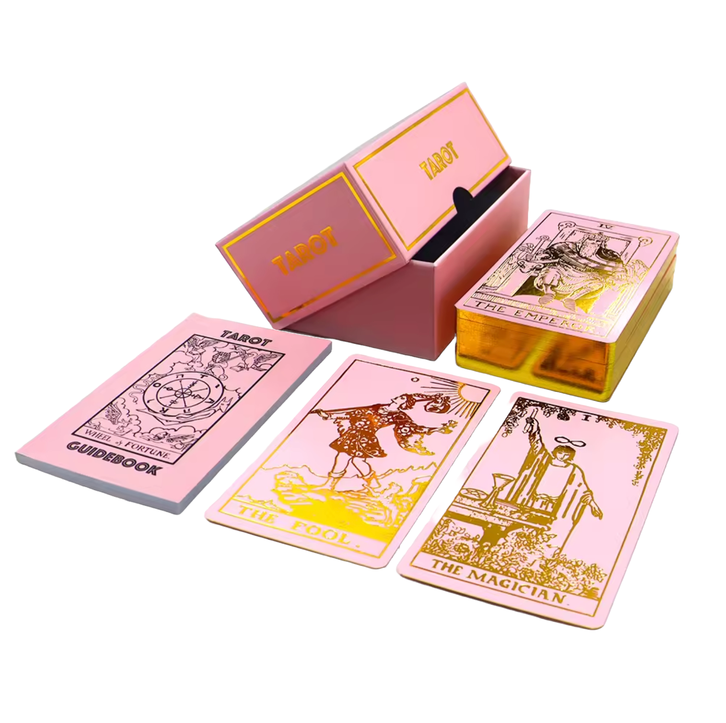 Foil Rose Gold Tarot & Guide