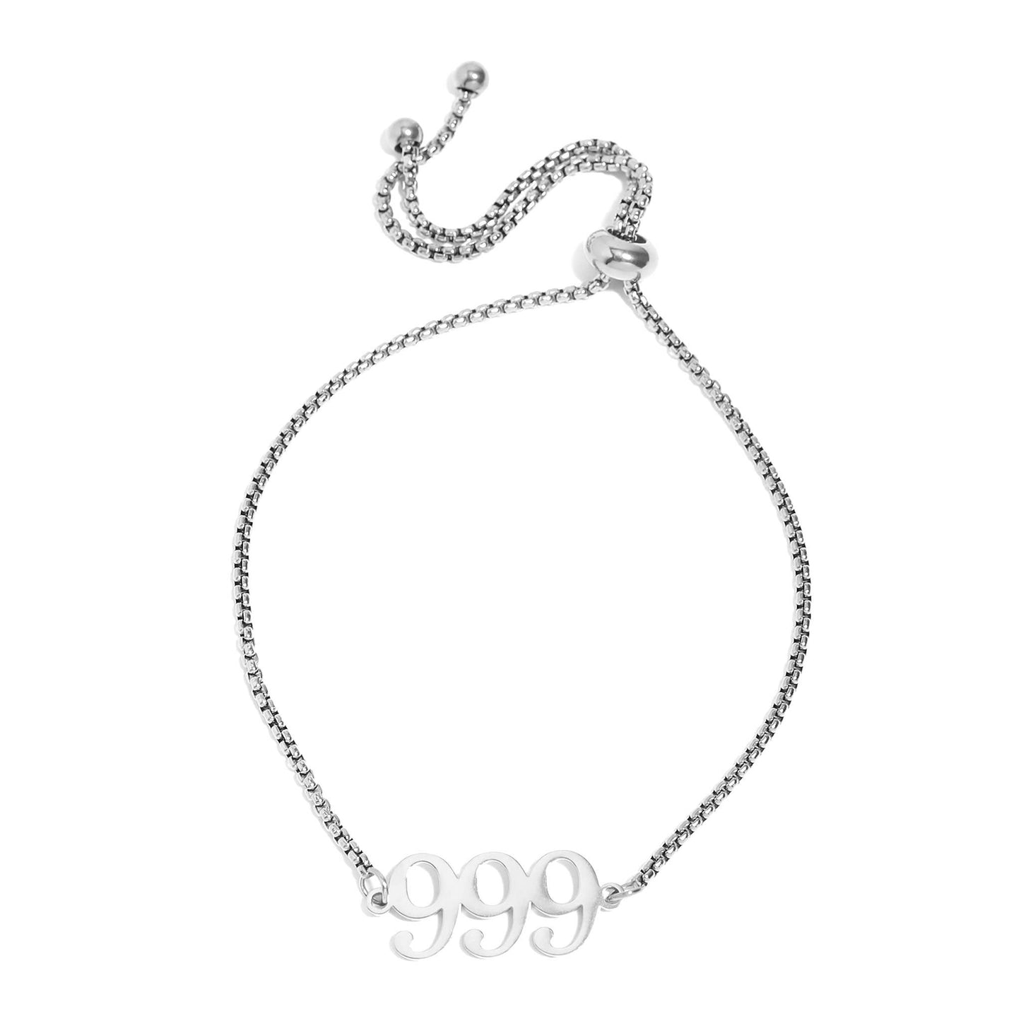 Angel Number Bracelet Stainless Steel/Gold
