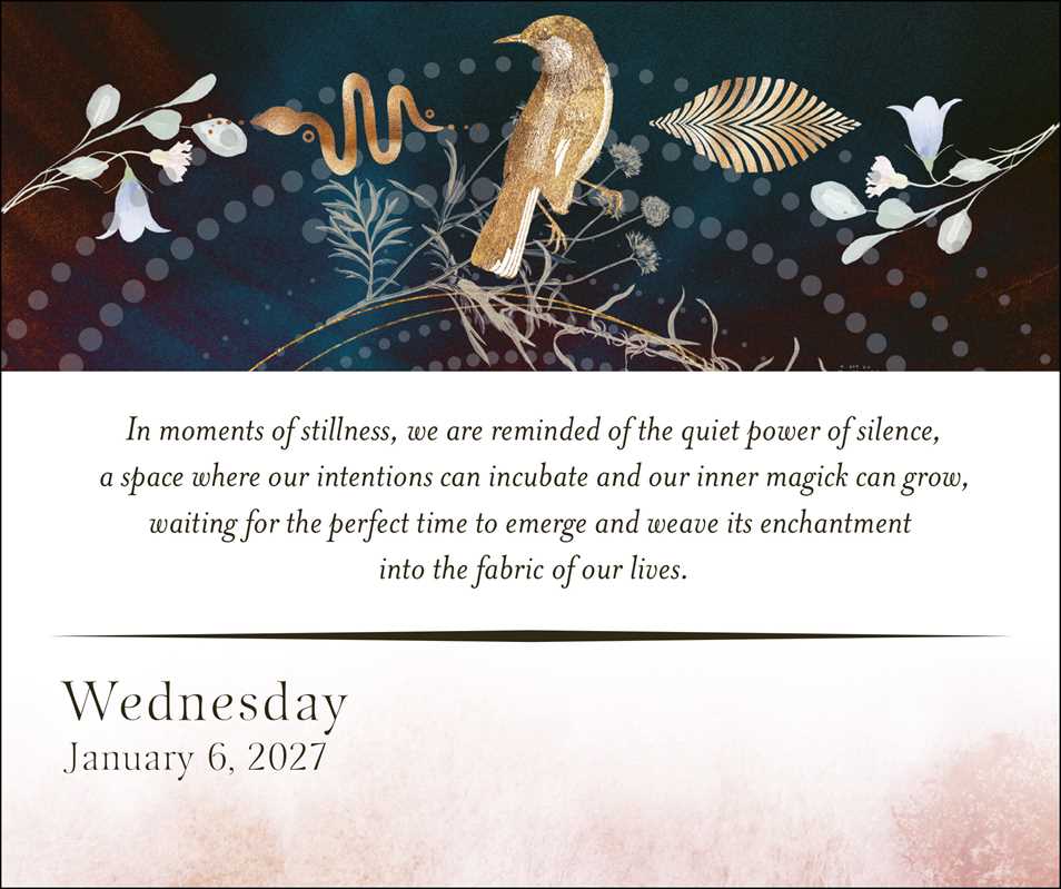 Year of the Witch 2027 Day-to-Day Calendar by Temperance  Alden
