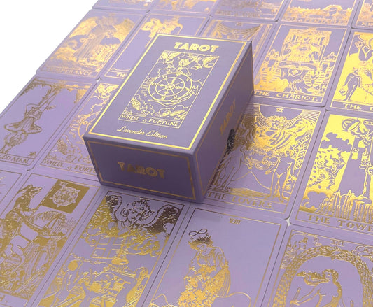 Foil Lavender Gold Tarot & Guide