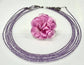 Faceted 2mm Gemstone Necklaces