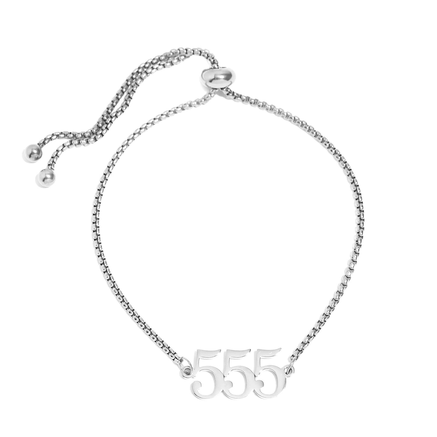 Angel Number Bracelet Stainless Steel/Gold