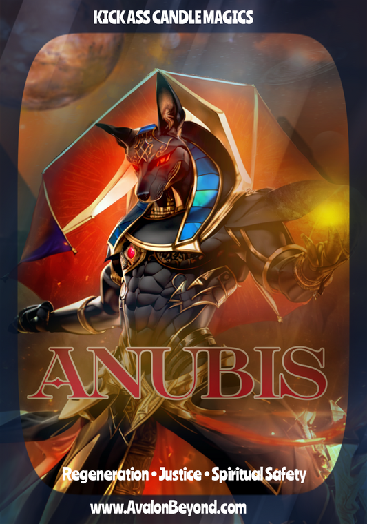 Kick Ass Anubis Candle
