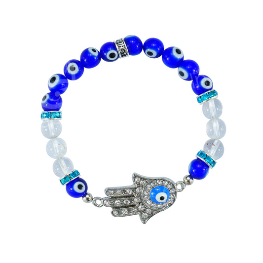 Bracelet Evil Eye with Large Hamsa Hand