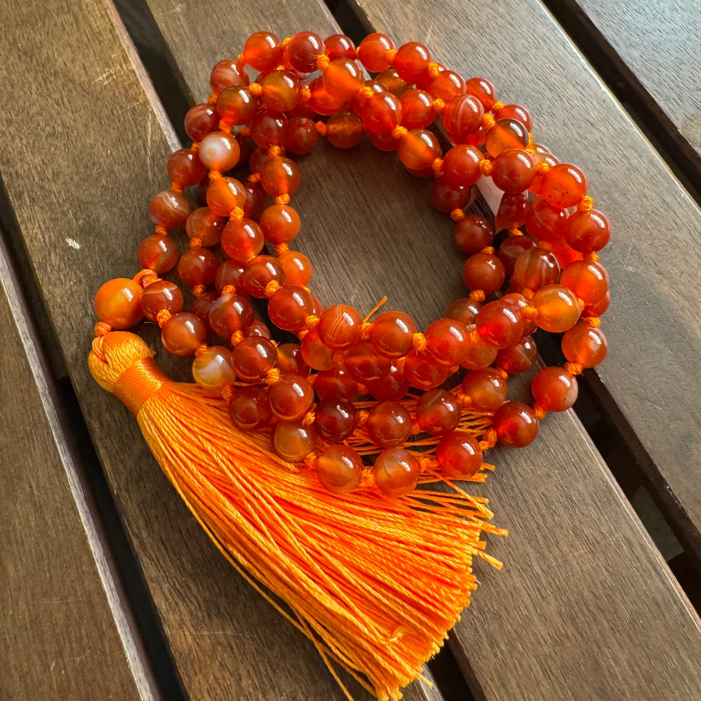 Mala Carnelian