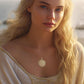 Archangel Gabriel Sigil Pendant In Solid Gold Jewelry Spiritual Protection Charm