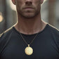 Sigil of the Archangel Uriel Solid Gold Pendant