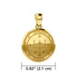 Sigil Of The Archangel Raphael Small Solid Gold Pendant Elegant Sacred Jewelry For Protection And Guidance