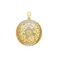 The Seven Archangels Solid Gold Pendant - (Solid Back)