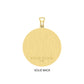 The Seven Archangels Solid Gold Pendant - (Solid Back)