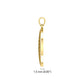 The Seven Archangels Solid Gold Pendant - (Solid Back)