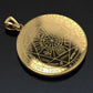 The Seven Archangels Solid Gold Pendant - (Solid Back)