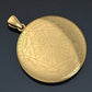 The Seven Archangels Solid Gold Pendant - (Solid Back)