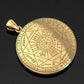 The Seven Archangels Solid Gold Pendant - (Solid Back)