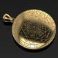 The Seven Archangels Solid Gold Pendant - (Solid Back)