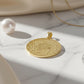 The Seven Archangels Solid Gold Pendant - (Solid Back)
