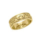 A love to last a lifetime ~ Celtic Knotwork Claddagh 14K Solid Gold Ring