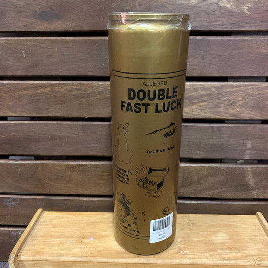 Intention Candle Gold Double Fast Luck