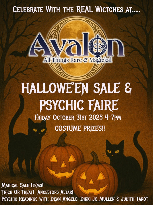 Hallowe'en Sale & Psychic Faire 2025....Read More....