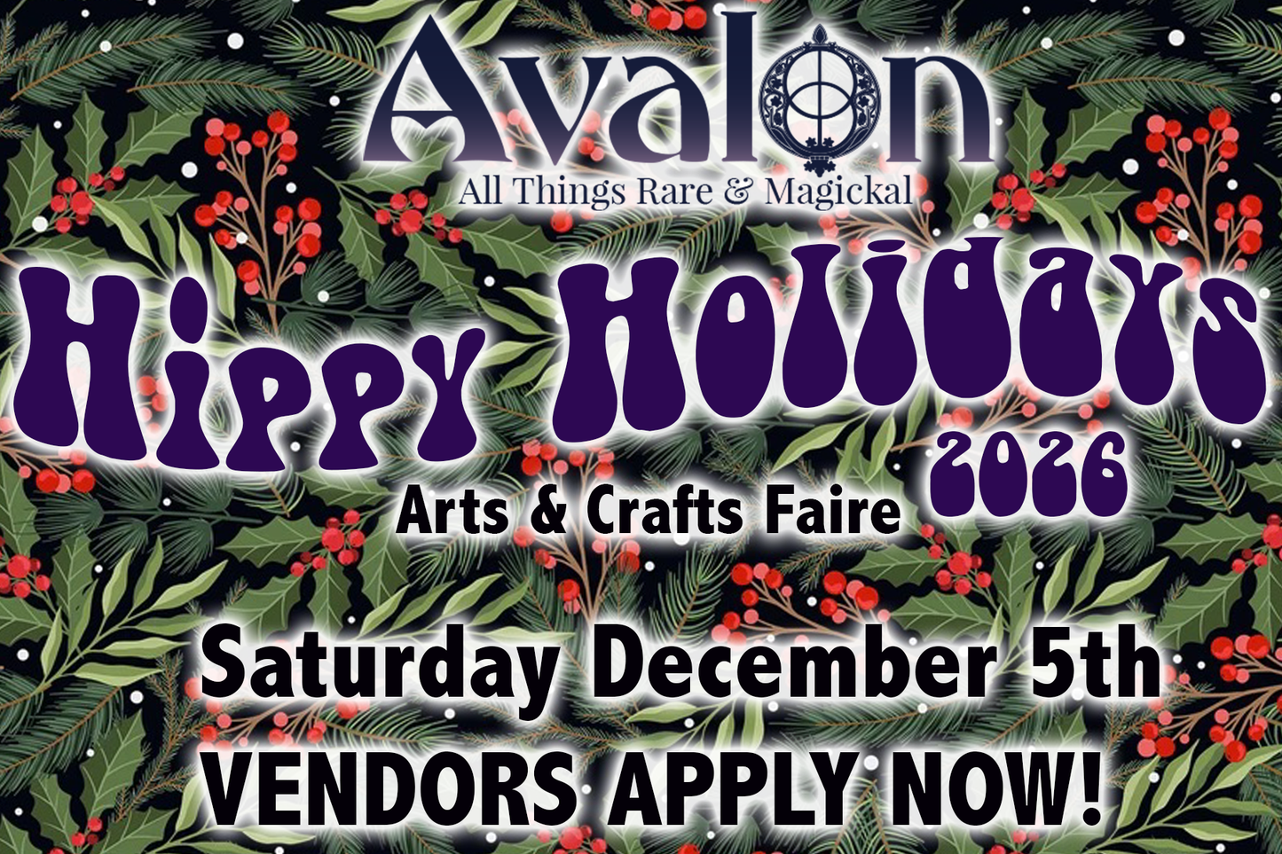 Hippy Holidays 2026 Vendor Fee