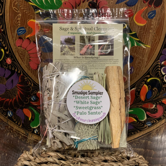 Smudge Sampler Pack 4 Piece