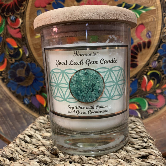 Good Luck - Green Aventurine Candle
