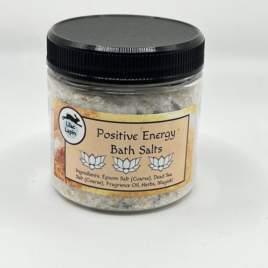 Lilac Lapin Bath Salts- Positive Energy