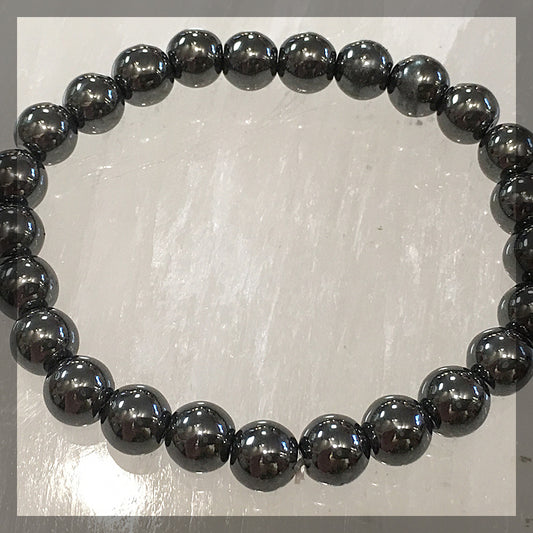 Bracelet, Hematite, JBE001