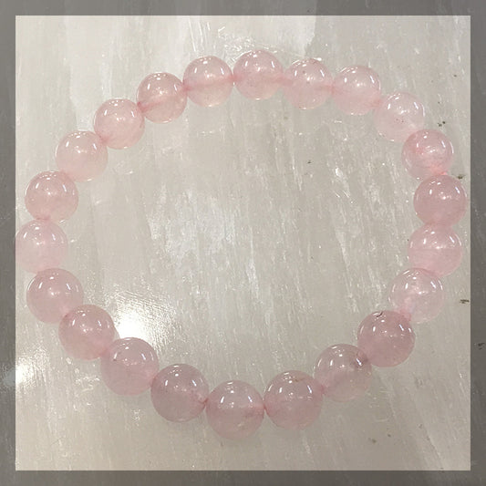 Bracelet, Rose Quartz, JBE003
