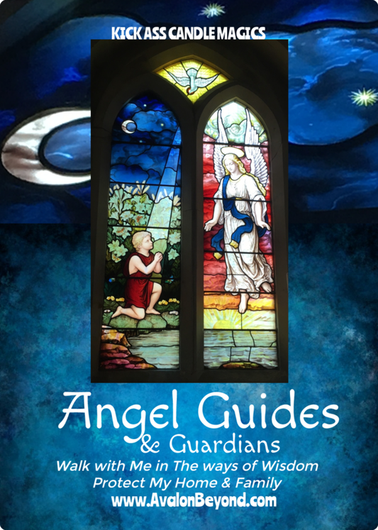 Kick Ass Angel Guides & Guardians Candle