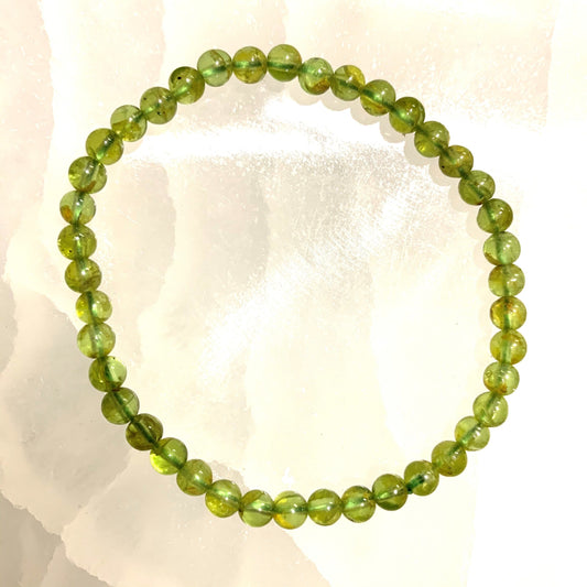 Bracelet Peridot (4-6mm)