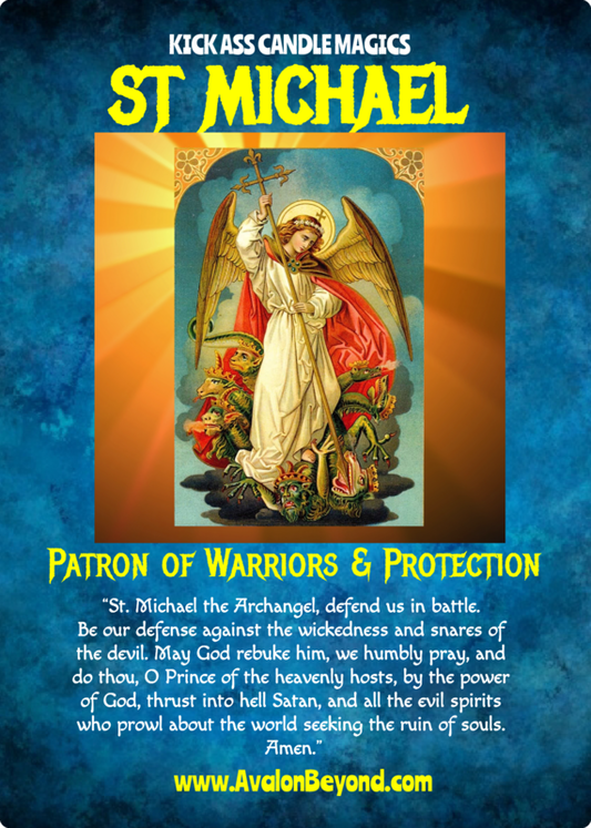 Kick Ass St Michael Candle