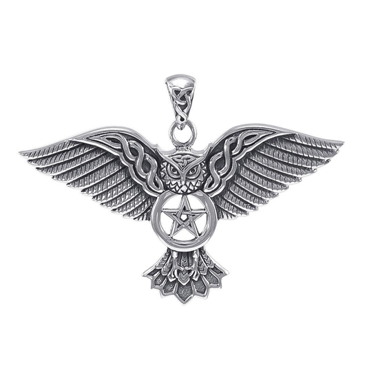 Celtic Owl Pentacle
