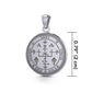 Sigil of the Archangel Uriel Small Sterling Silver Pendant