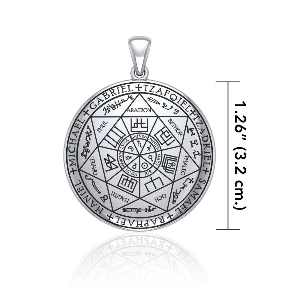 Seven Archangels Sterling Silver Pendant For Divine Guidance And Spiritual Protection