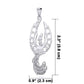 Mythical Phoenix Sterling Silver Pendant