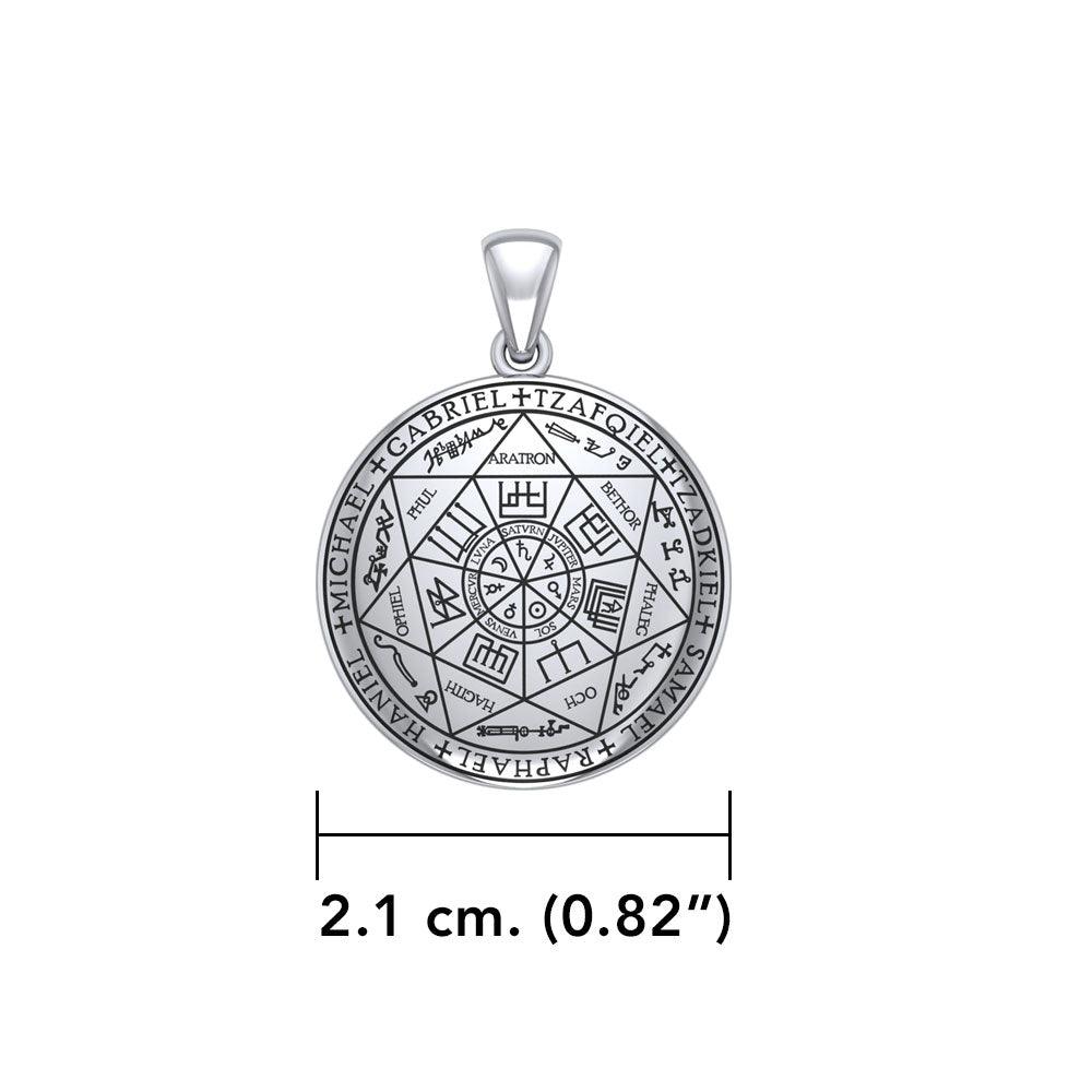 Experience Divine Guidance: The Seven Archangels Sterling Silver Pendant - Embrace Heavenly Protection and Spiritual Connection