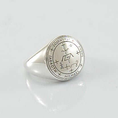 Sigil of the Archangel Michael Sterling Silver Ring