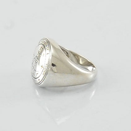 Sigil of the Archangel Michael Sterling Silver Ring
