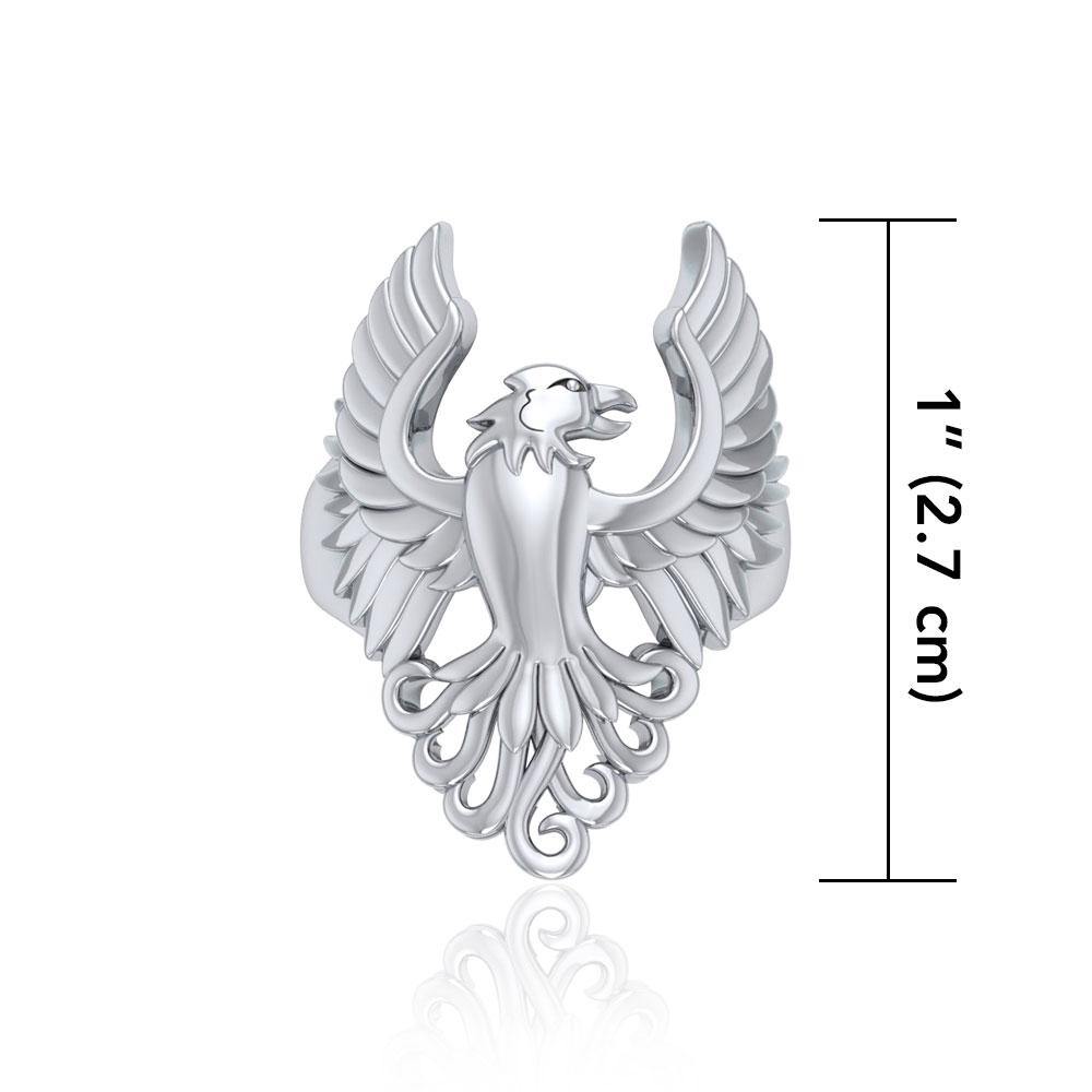 Majestic Phoenix Sterling Silver Ring